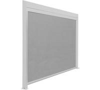 PROLOISIRS Rideau BioClim 3M pour Pergola Adossée - Aluminium époxy blanc - TPEP perle Blanc G