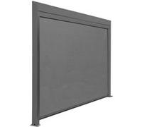 PROLOISIRS Rideau BioClim 3M pour Pergola Autoporetee - Aluminium époxy gris - TPEP gris Gris G