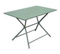 Table de jardin pliante aluminium - Globe - L.110 x l.70 cm - 2 à 4 personnes