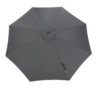 PROLOISIRS Toile Parasol Mat Droit 300 par 8 Polyester 200gr SD - Gris Gris G