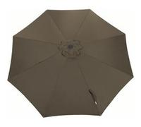 PROLOISIRS Toile Parasol Mat Droit 300 par 8 Polyester 200gr SD - Taupe Taupe G