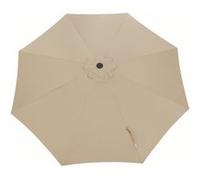 Toile Parasol Mat Droit 350/8 Polyester 250gr - Ecru