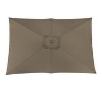 Toile Parasol Mat Droit 3x2 par 6 Polyester 200gr SD - Taupe