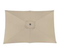 PROLOISIRS Toile Parasol Mat Droit 3x2 par 6 Polyester 250gr - Ecru Ecru G
