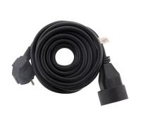 Zenitech - Prolongateur 16A 2P+T HO5VV-F 3G1,5mm² - Noir 10m