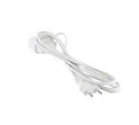 Prolongateur 6A 2Mm Blanc HO3VVH2-F 2x0,75mm2