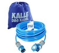 Prolongateur CEE 230 V H07BQ-F 3G 2,5 mm2 câble fullpur-premium de KALLE DAS KABEL pour industrie, bateau de construction, femmes, camping, 20 mètres