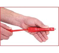 Prolongateur de 1/2", isolé, avec système de verrouillage par goupille, longueur 250 mm