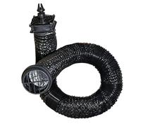 Prolongateur de Bouche d'Air Climatisation Voiture | Déflecteur Ventilateur Pliable - Flexible Conduit Air Voiture Souple | pour camping-car SUV camion banquette arrière extérieur tente maison