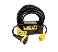 Prolongateur de chantier - STANLEY - 20m - IP44 - 16A - Caoutchouc