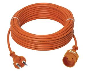 Prolongateur Électrique Jardin 20m 2x1,5 - 2 Fils de 1,5 mm_ - Idéal pour Extérieur et Sécurité - D-Work