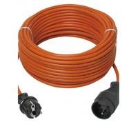 Prolongateur Électrique Jardin 25m 3x1,5 - 3 Prises - Résistant aux Intempéries - Idéal pour Extérieur - D-Work