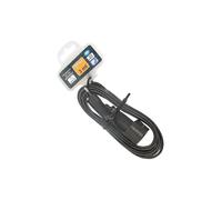 Prolongateur domestique HO3VVH2F - 2x0.75 mm² - 3 m - noir