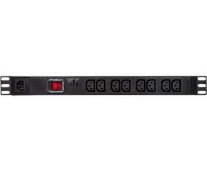 Prolongateur, LogiLink, 19 pouces, Noir