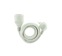 Prolongateur ménager 16A HO5VV-F 3G1mm² - Blanc 1,90m - Zenitech