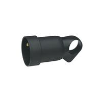 Prolongateur 2P+T + anneau - 16A - noir LEGRAND