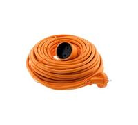Zenitech Prolongateur sans terre obturateur 16 A HO5VV-F 2x1,5 mm² 20 m Orange