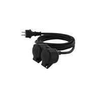 - Prolongateur Schuko double tête 5m - IP44
