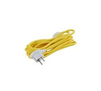 - Prolongateur textile Schuko fiche plate 3m - Vert