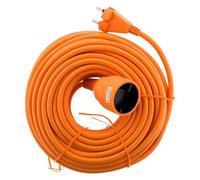 Prolongateur ZENITECH 16A HO5VV-F 2x1,5mm² 2P Sans Terre Orange