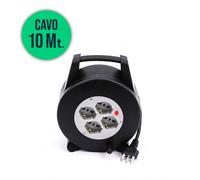 Prolunga Enrouleur Câble Noir Plastique Originale V-TAC 8701