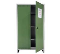 Prometal Armoire phytosanitaire à 2 portes, 100 x 40 x (H) 179,5 cm, homologuée pour le stockage en toute sécurité