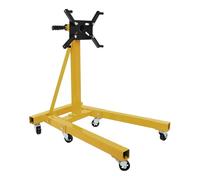 PromiseFly Béquille de moteur - Charge maximale : 907 kg - Réglable - En acier - Avec tête rotative à 360° - Support de moteur pour réparation de voiture