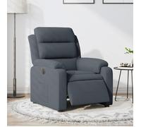 ""Promo 2026"" Fauteuil inclinable ,Charge 150kg,75x92,5x100 cm - Fauteuil Releveur Relax électrique Gris foncé Velours 2712