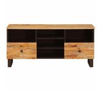 ""Promo 2026""Meuble TV/Cabinet TV - UU - MEUBLE DE SALON - ARMOIRE TV/HIFI - Corona Marron 100 x 33 x 46cm - Bois de mangue massif -