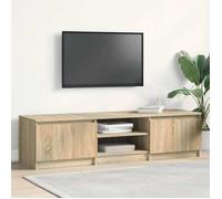 ""Promo avril""*Meuble TV - MONNA - Support TV jusqu’à 50"" - Banc TV - Chêne sonoma 140x40x35,5cm Bois d'ingénierie_756883