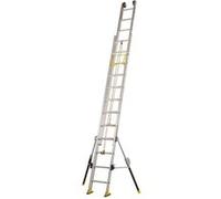 Promo - Centaure - Echelle coulissante Aluminium à corde 2x16 Haut. accès 6,70 m - C2 STAB' G