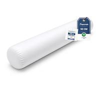Promo Linge Traversins Moelleux - Blanc - Polonchon Haute Qualité - Lavable en Machine - Oeko-TEX® Standard 100 (90 cm)