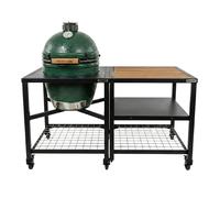 Promo Pack LARGE : Table modulaire + Meuble extension + 1 plateau inox, 1 plateau acacia, 1 plateau grille + EGG + ConvEGGtor
