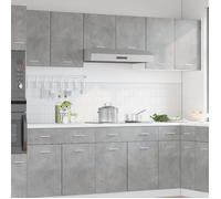 ""Promo printemps""1 pcs Armoire/Cabinet/Placard - SOLOMON - meuble de cuisine - Fixation murale - ""Lyon"" Gris béton 50x31x60 cm B