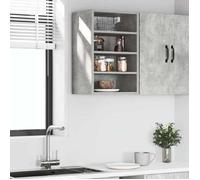 ""Promo printemps""1 pcs Armoire/Cabinet/Placard - SOLOMON - meuble de cuisine - Fixation murale - ""Riga"" Gris béton 40x29,5x60 cm