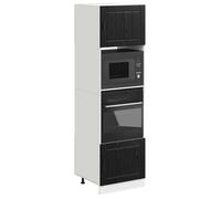 ""Promo printemps""Armoire de cuisine Chêne noir 60x57x207 cm - S8169103