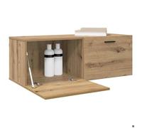 ""Promo printemps""Armoire murale pour cuisine/salon,JILL',Cabinet de Rangement - Montage mural Chêne artisanal 100x36,5x35 cm - M1594
