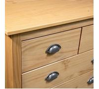 ""Promo printemps""Buffet（1 PC）- SHELD - commode meuble de rangement/MEUBLE BAS - Hill 79x40x80cm Bois de pin solide M1645541
