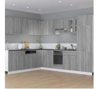 ""Promo printemps""Meuble de four(1 pcs) Armoire de cuisine/Vitrine/Placard - SOLOMON - meuble de cuisine - ""Riga"" Gris Sonoma 60 x 46