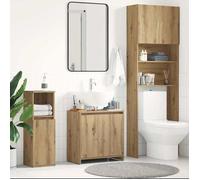 ""Promo printemps""Meuble-lavabo de Salle de Bain, Cabinet Sous évier,JILL'S, Meuble WC, chêne artisanal 60x33x60 cm - M524478