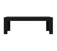 ""Promo printemps""Table basse élégante - Support 20 kg - SHELD - Table à café - noir 102x50x36cm bois d'ingénierie M3860724