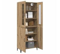 PROMOTION Buffet bahut/Armoire de salon - Commode - VENTE-FLASH - Haut Armoire 2 pcs Chêne artisanal Bois d'ingénierie 353978
