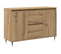 PROMOTION Buffet salle à manger Commode Salon Anti-UV - avec portes et tiroirs Chêne Artisan 101 5x35x70 cm 29675 - BestMeuble