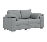 PROMOTION canapé loveseat CLIC-CLAC - gris clair 120 cm - Tissu 33004 - BestMeuble