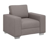 PROMOTION CLIC-CLAC - Fauteuil Taupe - 59 cm Tissu 54059 - BestMeuble