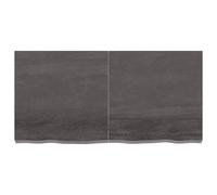 "Promotion d'hiver" Plateau de table brun foncé 120x60x(2-6)cm Chêne massif - Plateaux de table CC6952