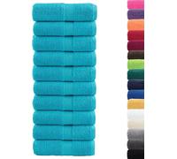 "Promotion d'hiver" Serviettes d'invité premium SOLUND 10 pcs. Turquoise 30x50 cm 600 g/m² - Draps de douche CC387