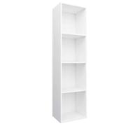 |Promotion Févr""Bibliothèque/Meuble TV - BUFFET TV - BANC TV - pour maison - Blanc 36x30x143 cm Bois d'ingénierie |FR74796548