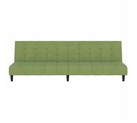 ""Promotion janvier"" Canapé-lit Convertible - CLARENCE - à 2 places - vert clair velours 200x84.5x69 cm CC243