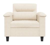 ""Promotion janvier"" Chaise de Sofa en tissu - mango - Canapé de salon - beige 60 cm - tissu microfibre SS2014